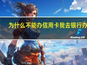为什么不能办信用卡我去银行办的，结果不通过审核，说我不能办