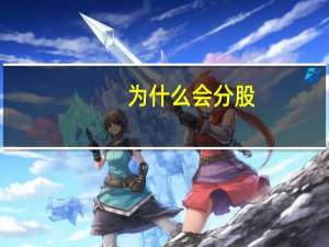 为什么会分股