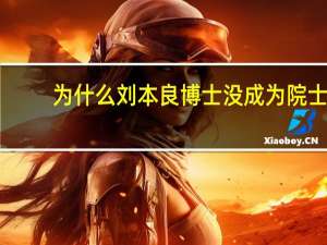 为什么刘本良博士没成为院士