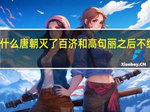 为什么唐朝灭了百济和高句丽之后不继续灭了