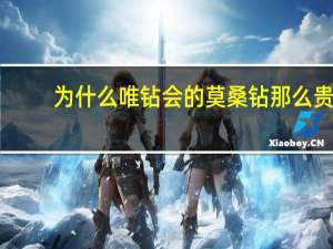 为什么唯钻会的莫桑钻那么贵（只有唯钻会莫桑石才是真的吗 淘宝上面也有莫桑石 那都是假的的）