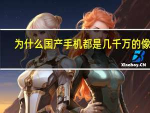 为什么国产手机都是几千万的像素，而三星、苹果等手机却只有1000多万的像素