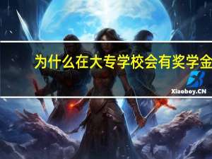 为什么在大专学校会有奖学金