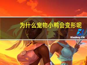 为什么宠物小鸭会变形呢