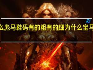 为什么彪马鞋码有的粗有的细 为什么宝马x免费保养