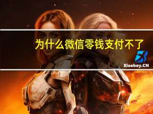 为什么微信零钱支付不了