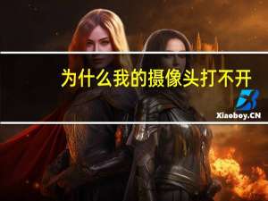 为什么我的摄像头打不开