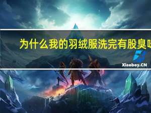 为什么我的羽绒服洗完有股臭味