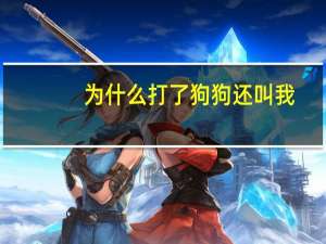 为什么打了狗狗还叫我