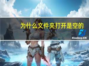 为什么文件夹打开是空的