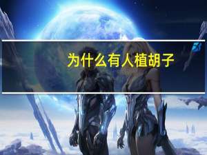 为什么有人植胡子？植胡须有用吗