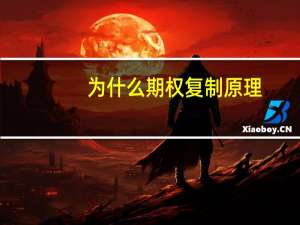 为什么期权复制原理