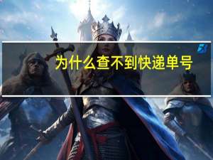 为什么查不到快递单号