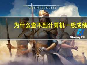 为什么查不到计算机一级成绩