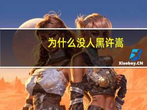为什么没人黑许嵩（许嵩为什么被封杀）
