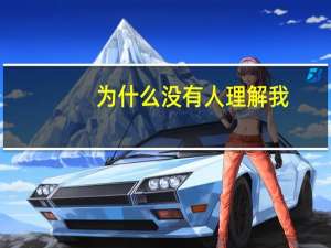 为什么没有人理解我
