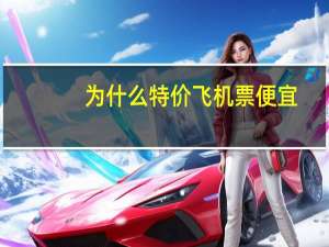 为什么特价飞机票便宜