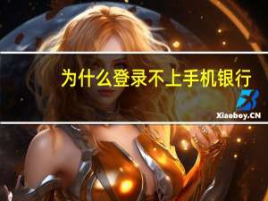 为什么登录不上手机银行