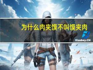为什么肉夹馍不叫馍夹肉