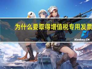 为什么要取得增值税专用发票