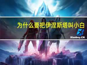 为什么要把伊涅斯塔叫小白