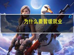 为什么要暂缓就业