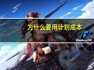 为什么要用计划成本