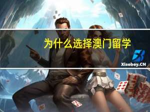 为什么选择澳门留学
