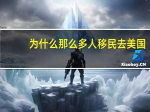 为什么那么多人移民去美国