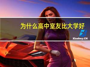 为什么高中室友比大学好