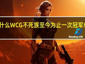 为什么WCG不死族至今为止一次冠军也没拿过，连四强都进不去