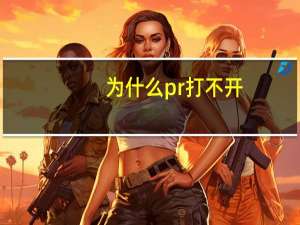 为什么pr打不开