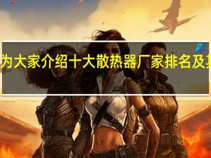 为大家介绍十大散热器厂家排名及其特点