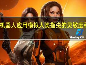 为机器人应用模拟人类指尖的灵敏度和方向感