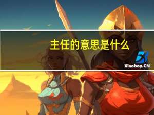 主任的意思是什么