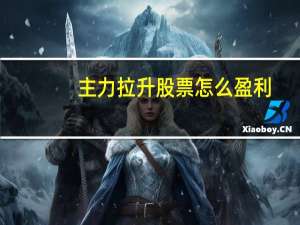 主力拉升股票怎么盈利