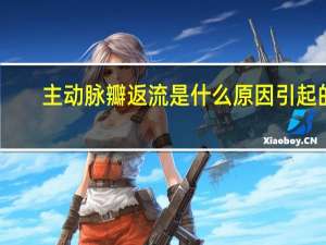 主动脉瓣返流是什么原因引起的（主动脉瓣返流是什么意思）