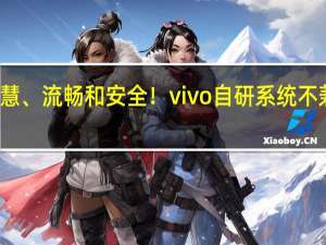 主打智慧、流畅和安全！vivo自研系统不兼容安卓应用