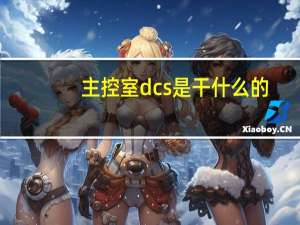 主控室dcs是干什么的