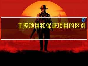 主控项目和保证项目的区别