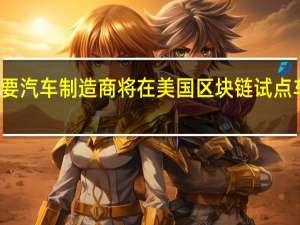 主要汽车制造商将在美国区块链试点车辆识别