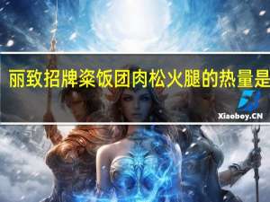 丽致 招牌粢饭团肉松火腿的热量是多少