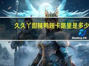 久久丫 甜辣鸭翅卡路里是多少