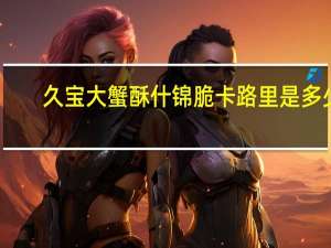 久宝 大蟹酥什锦脆卡路里是多少