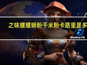 之味螺 螺蛳粉干米粉卡路里是多少