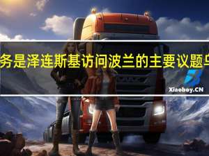 乌克兰总统府安全和防务是泽连斯基访问波兰的主要议题 乌克兰总统泽连斯基访问波兰