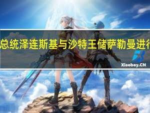乌克兰总统泽连斯基与沙特王储萨勒曼进行了电话交谈