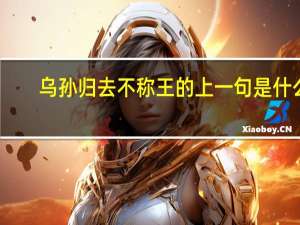 乌孙归去不称王的上一句是什么