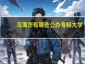 乌海市有哪些公办专科大学