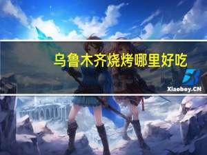 乌鲁木齐烧烤哪里好吃